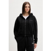 Calvin Klein Underwear mikina na zips s kapucňou dámska bavlnená LV00QS7599 čierna XS