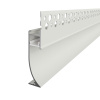 LED lišta soklová - Base glow biela Dĺžka: 1m, Typ krytky: Bez krytky