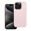 Kožený kryt Mag Cover iPhone 15 Pro sand ružový