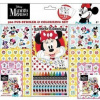 Samolepkový set s omalovánkami a voskovkami - Minnie