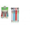 Teddies Pero/futbalová lopta 4 farby plast 16cm 4 farby 36ks v boxe