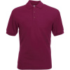 Fruit of the Loom Polokošile 65/35 Pique Polo, krátký rukáv COT16340237002-burgundy M Burgundová