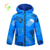 Chlapčenská zimná bunda - KUGO FB0325, svetlo modrá Farba: Modrá svetle, Veľkosť: 164