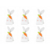 Vrecúška na sladkosti Párty Deco 6 kusov - zajačiky