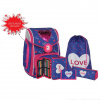 Spirit: Heart love 5 dielny set, školská taška s doplnkami a LED svetlom