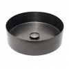 Swiss aqua technologies Umyvadlo na desku v barvě gun metal SAT Aurum 38x38 cm bez přepadu SATAUR3838BGM