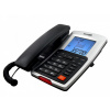 Maxcom KXT709 Pevný telefón čierny/strieborný (čierno-strieborný)