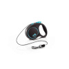 Vodítko Flexi Black Design XS 3m (max 8kg) lanko modré