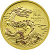 Zlatá investičná minca Year of the Dragon Rok Draka Lunárny 1/4 Oz 2024