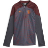 Puma Mcfc Training Fleece W Drill Top Womens Strong Grey 16 (XL)