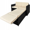 Záhradné lehátko - Pohovka na pohovke záhrady Deckchair Polirattan Storage (Pohovka na pohovke záhrady Deckchair Polirattan Storage)