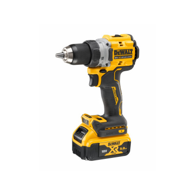 DEWALT Aku skrutkovač 18 V bez uhlíkovej kefky (2 x 5 Ah + nabíjačka + TSTAK) DCD800P2T