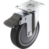 TOOLCRAFT TO-5137920 Otočné koliesko s parkovacou brzdou a vrchnou doskou 100 mm TPR Nosnosť (max.): 65 kg; TO-5137920