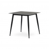 AUTRONIC Jídelní stôl 80x80cm, keramika, mramor, HT-398M GREY