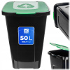 Plastový odpadkový kôš Kadax 50l čierny