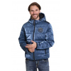 CAMP DAVID Pánska Bunda zimná s Kapucňou BLUE HAZE Modrá 2XL