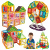 Magnetické kocky DUBLÉ 3D Konštrukčné Magnetic Tiles Sada 70 ks Stator
