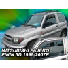 Deflektory - Mitsubishi Pajero Pinin 3-dvere 1998-2007 (predné)