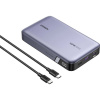 UGREEN 25188 powerbanka Li-Ion akumulátor, 20000 mAh, USB-C®, USB, sivá; 25188