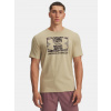 Pánske tričko Under Armour UA ABC CAMO BOXED LOGO SS-BRN – hnedé Velikost: XL