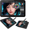 Profesionálny grafický tablet s perom pre počítač BOSTO BT-101C, sivý