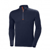 Pánské funkční triko HELLY HANSEN WORKWEAR LIFA MERINO 590 navy velikost XXXL
