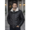 Max Original Leather Pánska kožená bunda 5201 FUR black (3XL 58-60) - Čierna - 3XL