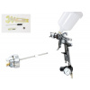 Striekacia pištoľ Auarita H-827 CHRÓM 1,4mm + 1,7mm + regulátor tlaku pod pištoľ