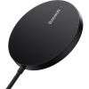 Baseus Bezdrátová nabíječka do sítě Simple Mini3 15W USB-C černá 6932172618643
