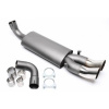 TATechnix športový tlmič výfuku 2x76mm Audi 90 B3 (89) - 1.8+2.0+2.3l