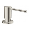 Hansgrohe 40438800 Zabudovateľný dávkovač umývacích prostriedkov, guľaté okraje, nerez HG 40438800