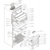 Gorenje 332092, 284889 originálne zaoblené dvere 400x155x30mm pre mraziaci priestor chladničky Gorenje