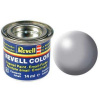 REVELL 374 Šedá syntetická polomatná modelárska farba (RAL7001), 14ml (REVELL 32374 GREY SILK 14ml 0,47fl oz EMAIL COLOR)