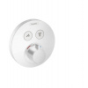HansGrohe Shower Select - Termostatická batéria pod omietku na 2 spotrebiče, matná biela 15743700