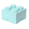 LEGO® Úložný box 25 x 25,2 x 18,1 cm aqua