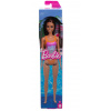 Barbie Beach Tmavovláska v oranžových plavkách
