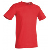 Tričko STEDMAN MORGAN CREW NECK Crimson Red červená M
