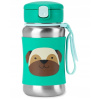 Skip Hop Fľaša pre deti Termický mopslík 350 ml ZOO