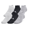 UNDER ARMOUR Unisex UA Essential 6pk Low-BLK - S