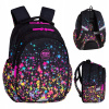 Školský batoh viackomorový CoolPack čierny, viacfarebný 19 l