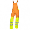 Nohavice s náprsenkou ARDON SIGNAL predĺžené oranžové H5923 H5923/S S