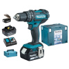 Makita DHP482FJX4 aku příklepový šroubovák + 2x baterie 18V/3,0Ah + Makpac + sada bitů + chladicí box Makpac 4