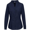 SST | Chalice Blouse Slim LSL, Popelínová dámska košeľa s dl. rukávom, modrá navy, 36