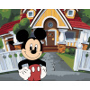 ZUTY Maľovanie podľa čísel - MICKEY MOUSE PRED DOMČEKOM Rámovanie: bez rámu a bez vypnutia plátna, Rozmer: 40x50 cm