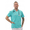 Perlička® Zdravotnícka košeľa ROLO Svetlý tyrkys Veľkosť: 56, Farba: Svetlý tyrkys