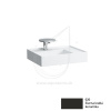 LAUFEN KARTELL Umývadlo s odkladacou plochou vpravo 60 x 46 cm čierna lesklá H8103340201111