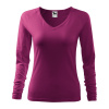 MALFINI Tričko Elegance 127, dlouhý rukáv, dámské MAL-1274312 XS Fuchsia