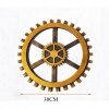 Zlato-30 cm vintage drevené kolesové koleso retro dizajn o (Zlato-30 cm vintage drevené kolesové koleso retro dizajn o)