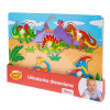 Puzzle Smily Play 5 dielikov Drevená skladačka Dinosaury