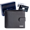 Peňaženka - Kochmanski portfólio prírodné kožené námorníctvo modrá K-SGN-507L-3364 (Kochmanski Premium RFID Pánska kožená peňaženka)